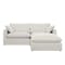 Russell 3 Seater Sofa with Ottoman - Dew (Eco Clean Fabric)