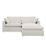 Russell 3 Seater Sofa with Ottoman - Dew (Eco Clean Fabric) - 20
