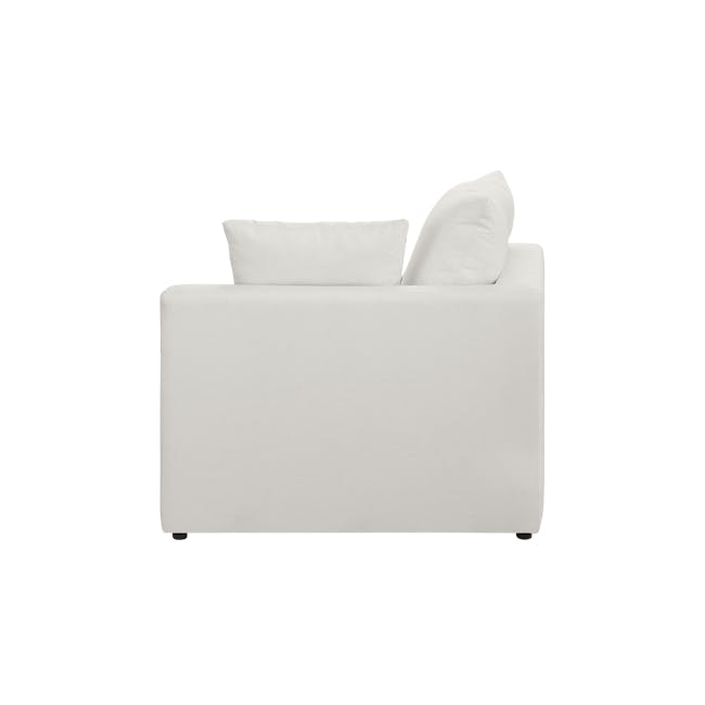 Russell 3 Seater Sofa with Ottoman - Dew (Eco Clean Fabric) - 4