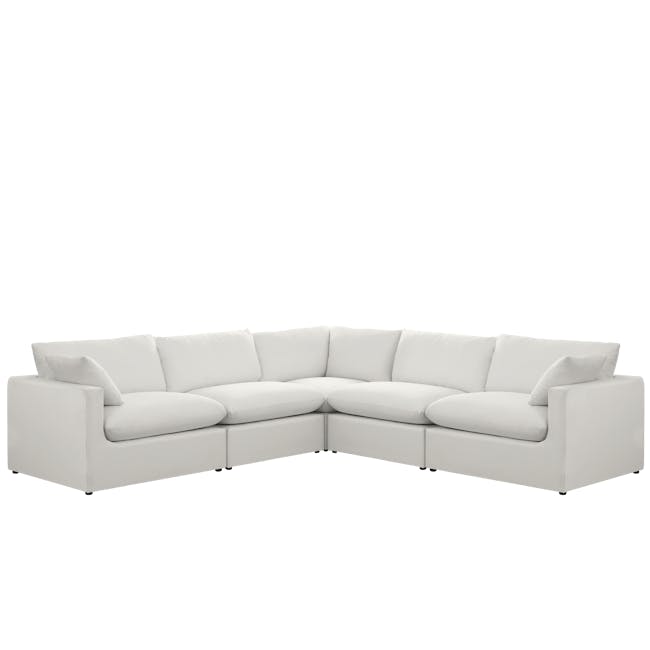 Russell 4 Seater Sofa - Dew (Eco Clean Fabric) - 9