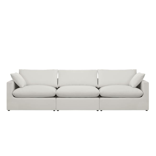 Russell 4 Seater Sofa - Dew (Eco Clean Fabric) - 0