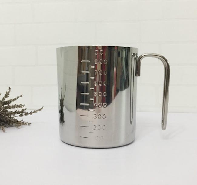 Zebra Stainless Steel Measuring Mug 800ml - 1