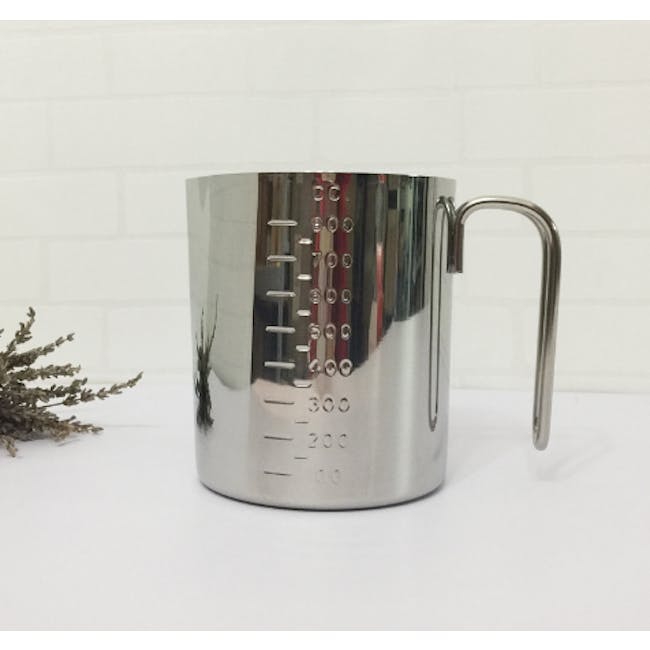 Zebra Stainless Steel Measuring Mug 800ml - 1