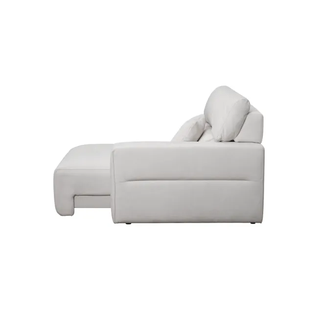 Forte 4 Seater Power Sliding Extension Sofa - Misty Grey (Scratch Resistant) - Zero Wall - 10
