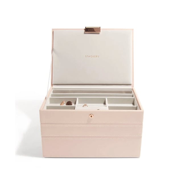 Stackers 3-in-1 Classic Jewellery Box - Blush - 0