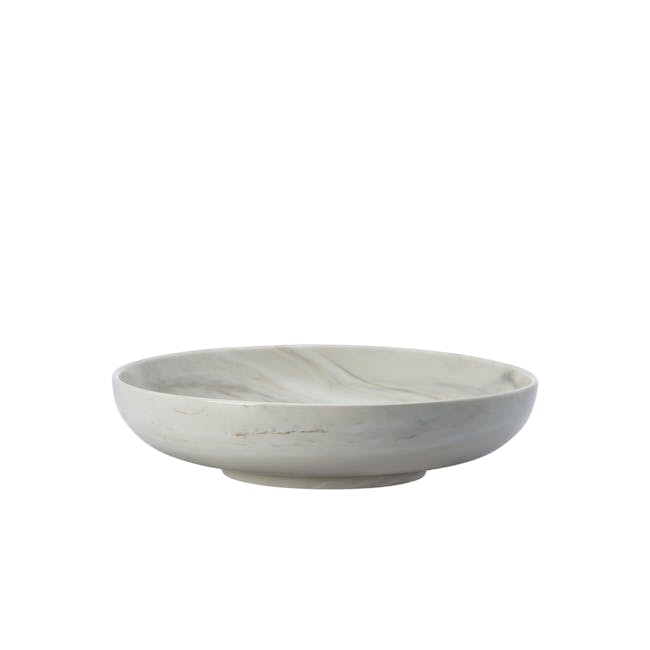 Luzerne Marble Deep Round Coupe Plate (2 Sizes) - 0