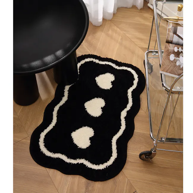 Missa Bath Mat - Black - 6