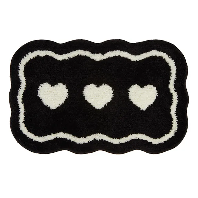 Missa Bath Mat - Black - 1