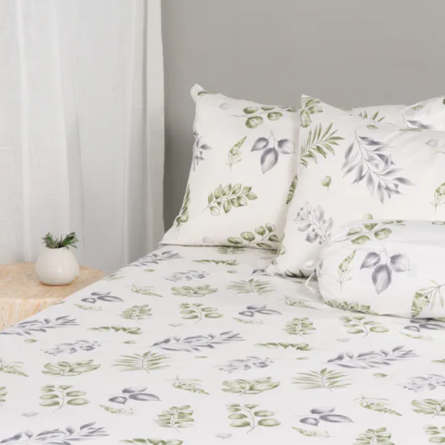Robinsons Silky Soft Embroidered Microfibre Fitted Sheet Set Core Collection - Floral Print (4 Sizes) - 5