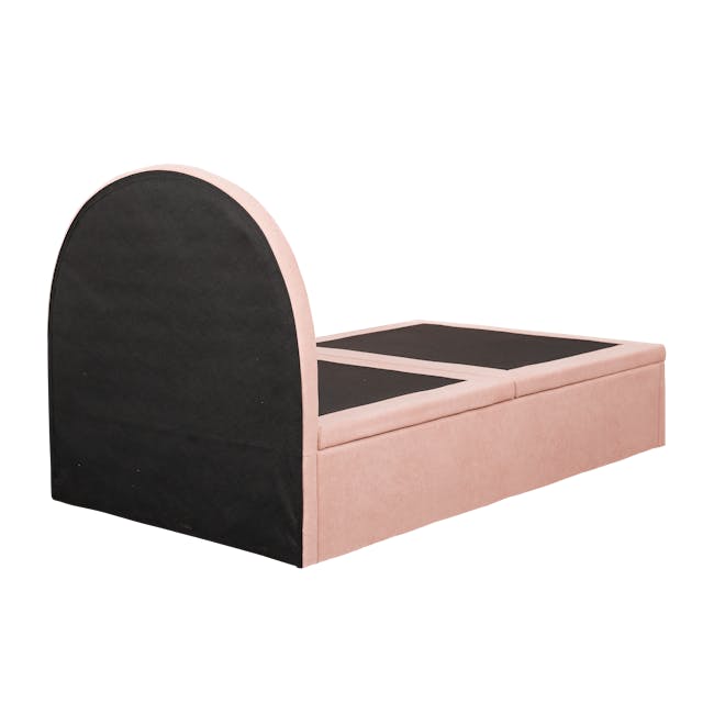 Aspen Single Storage Bed - Blush - 6