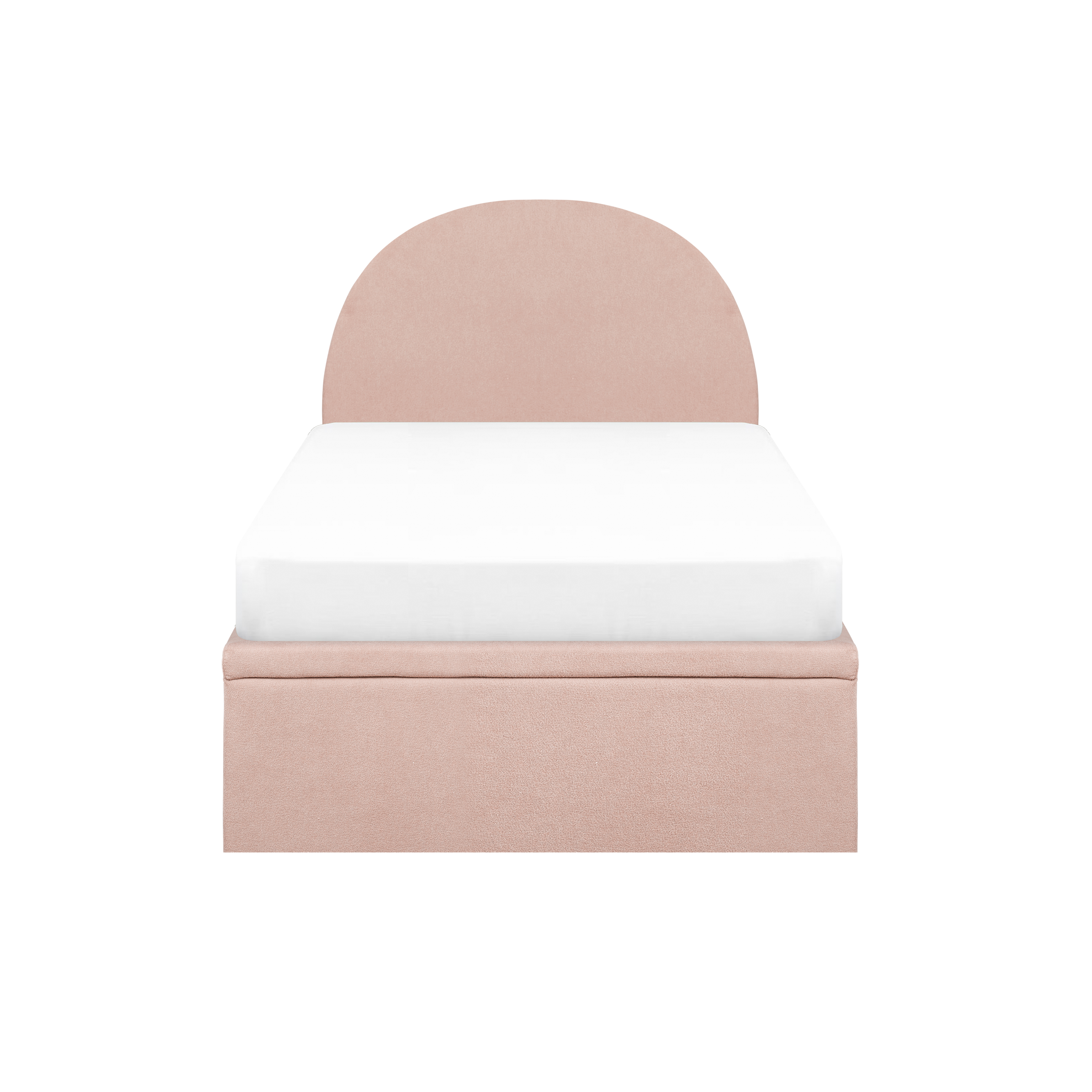 Aspen Single Storage Bed - Blush
