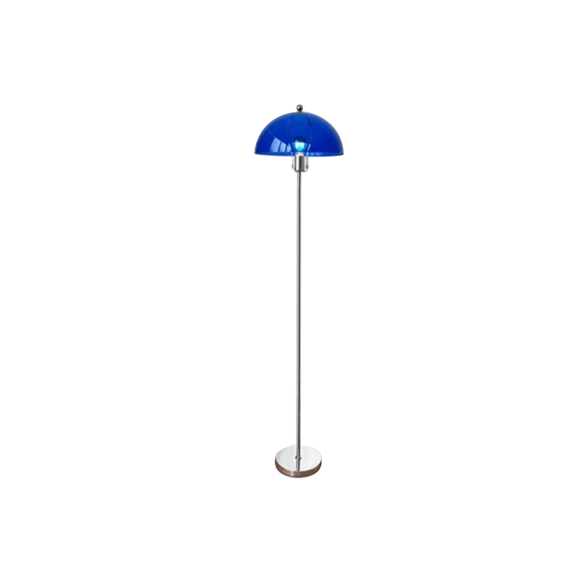 Baus Acrylic Floor Lamp - Cobalt Blue