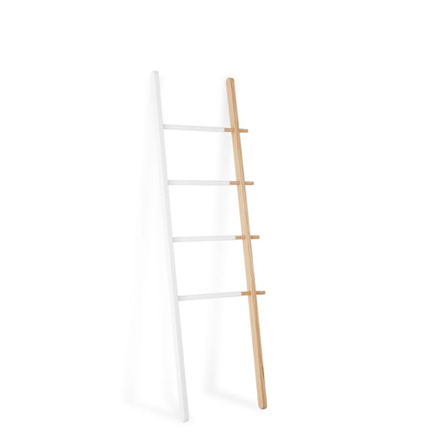 Hub Ladder - White, Natural - 2