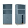 Flo Tall Shelf Storage Cabinet - Fog - 3