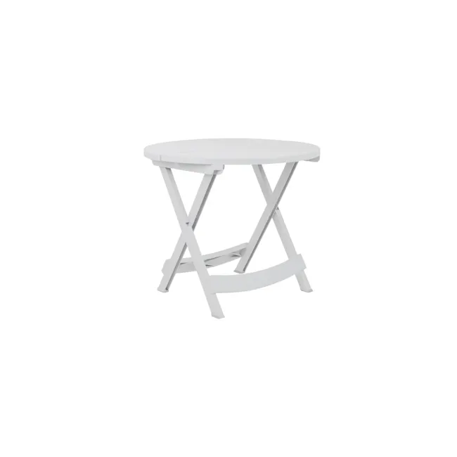 TOYOGO Foldable Round Table - White - 1
