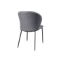 Lawson Dining Chair - Grey (Faux Leather) - 3