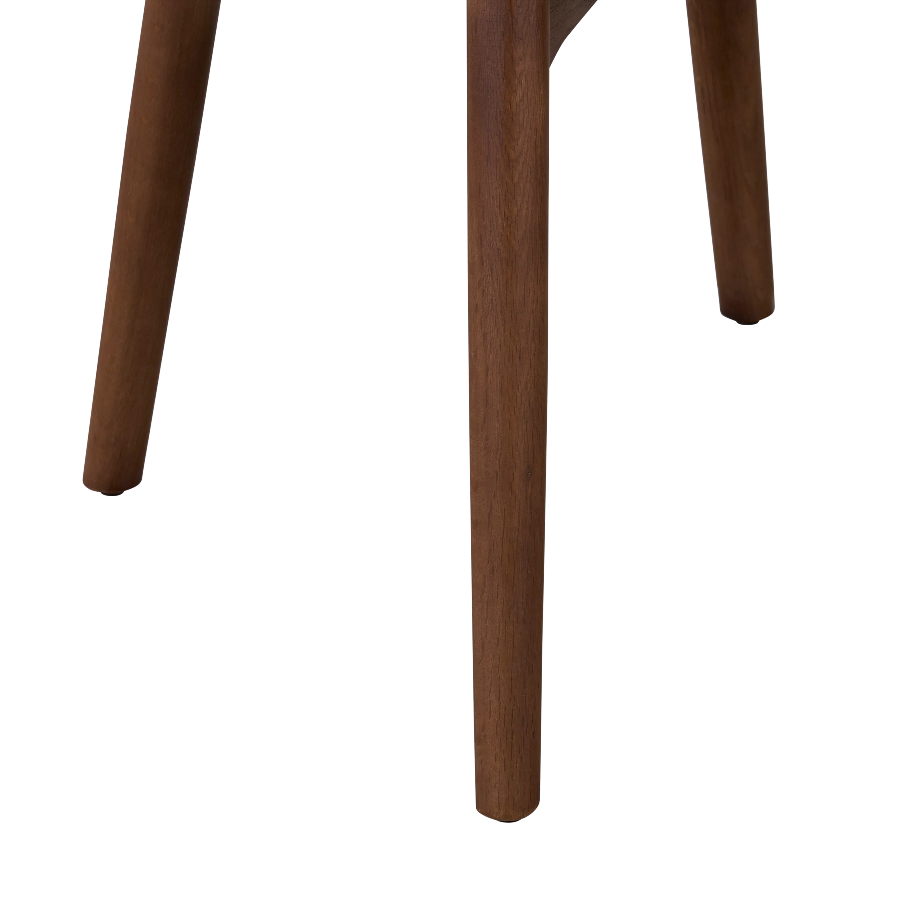 Nellie Dining Table 1.8m in Walnut (Sintered Stone) with 4 Rena Chairs in Walnut, White (Fabric) - 18