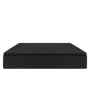 ESSENTIALS King Storage Bed - Black (Faux Leather) - 1