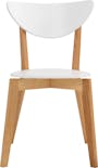 Harold Dining Chair - Natural, White - 4