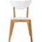 Harold Dining Chair - Natural, White - 3