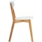 Harold Dining Chair - Natural, White - 4