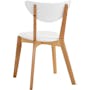 Harold Dining Chair - Natural, White - 6