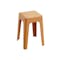 Nico Square Stackable Stool - Brown
