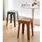 Nico Square Stackable Stool - Brown - 2