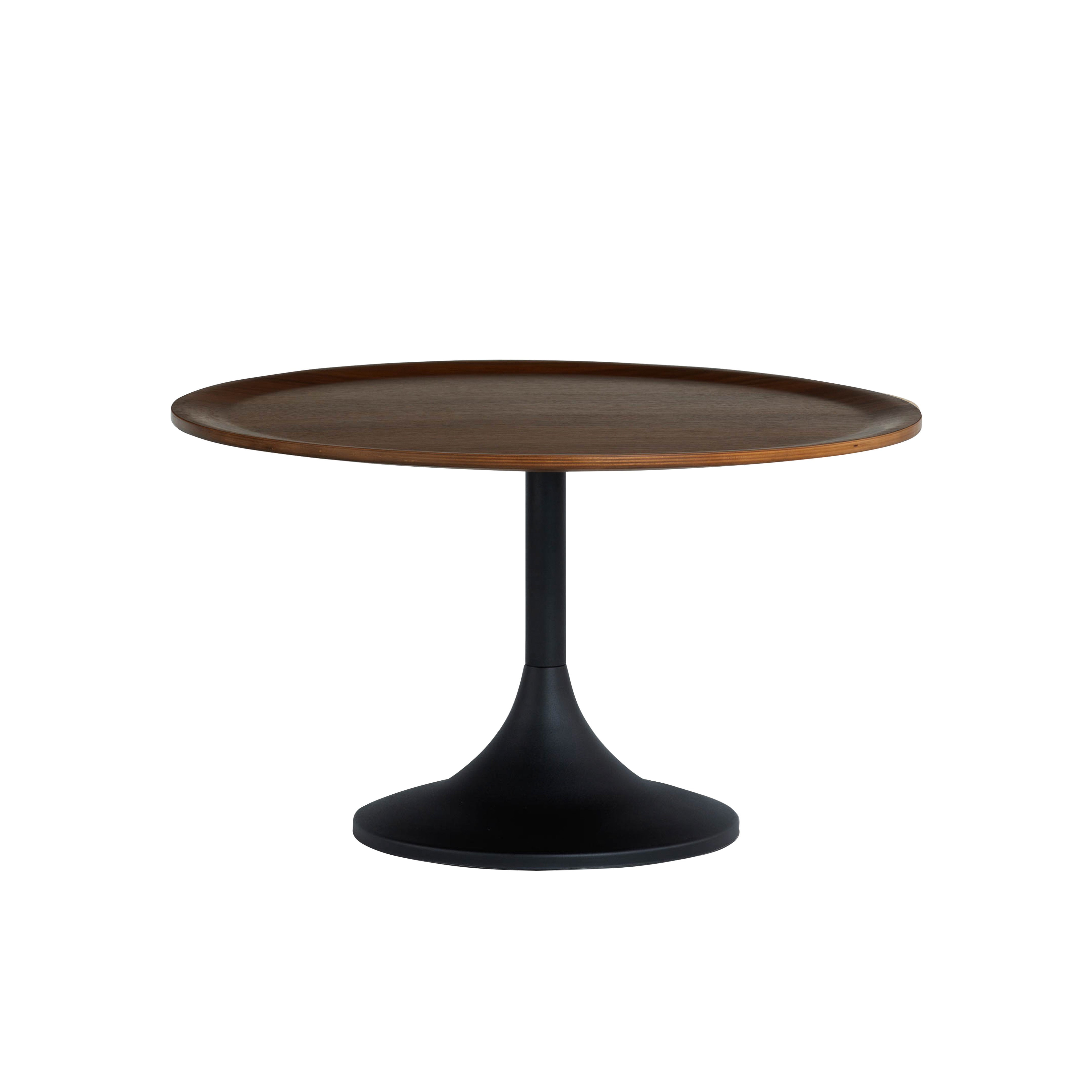 (As-is) Pablo Round Coffee Table - Walnut - 2
