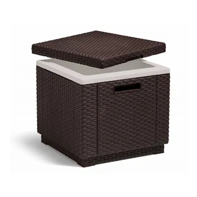 Ice Cube Cooler Table - Brown