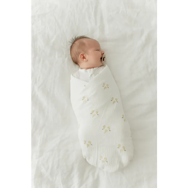 Soft Spot Soft Swaddle/Towel - Pear - 4