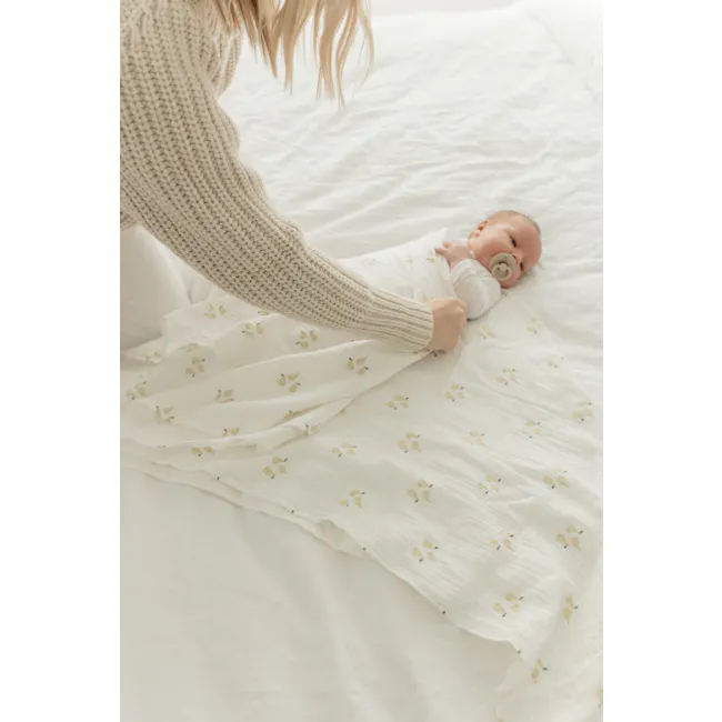 Soft Spot Soft Swaddle/Towel - Pear - 8
