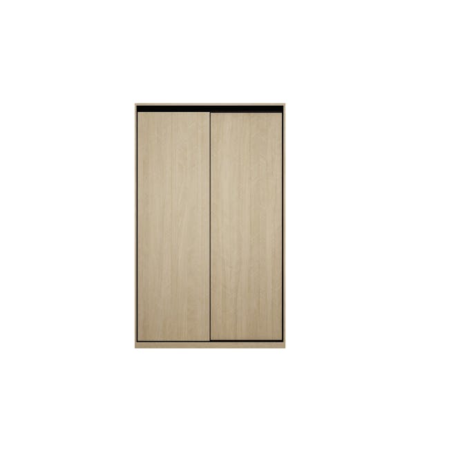 Lorren Sliding Door Wardrobe 1 - Herringbone Oak - 7
