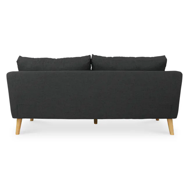 Hana 3 Seater Sofa with Hana 2 Seater Sofa - Charcoal - 16