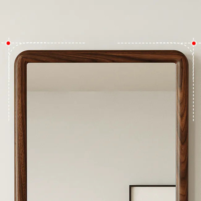 Nomo Full-Length Mirror 60 x 170 cm - Walnut - 5