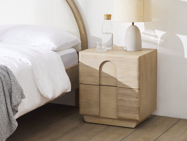Catania King Bed with 2 Catania Bedside Tables - 13