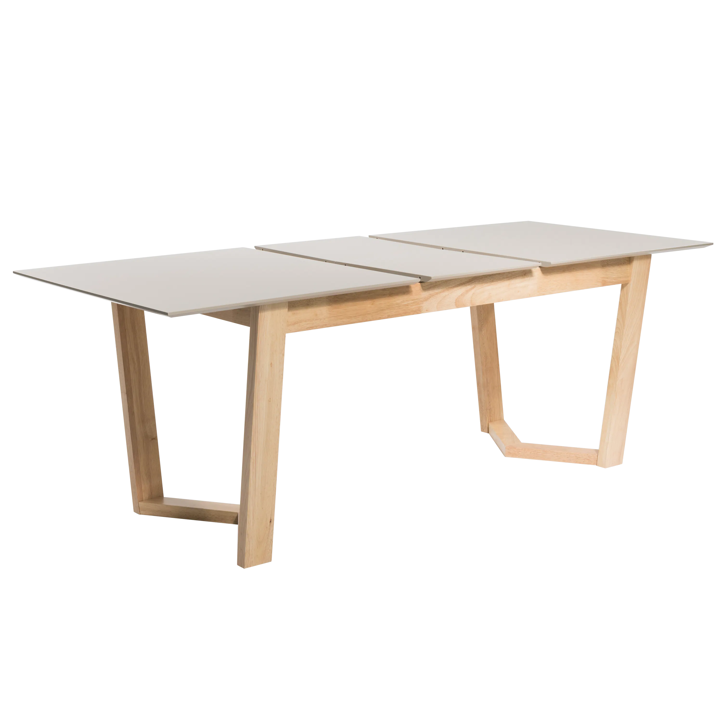 (As-is) Meera Extendable Dining Table 1.6m-2m - Natural, Taupe Grey - 1 - 13