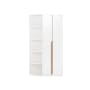 Miah Wardrobe Open Shelves Extension - White - 2