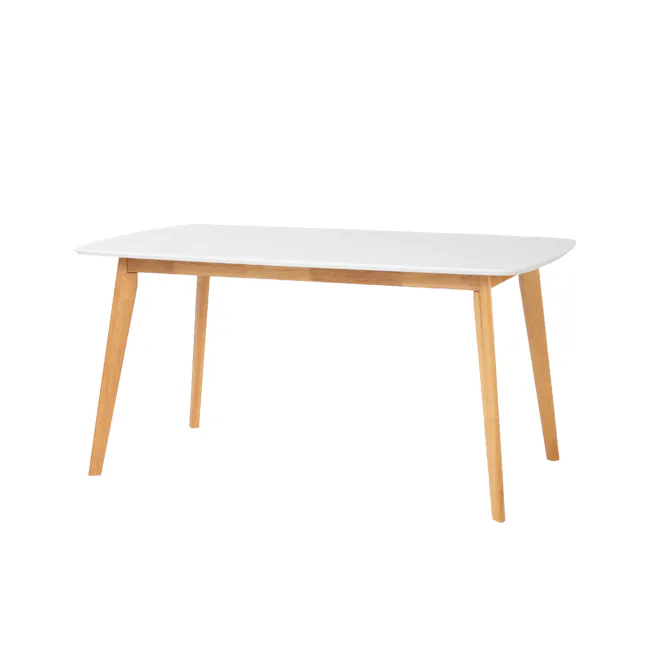 (As-is) Harold Dining Table 1.5m - Natural, White - 60 - 1