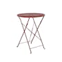 Lionel Outdoor Bistro Table - Red - 0
