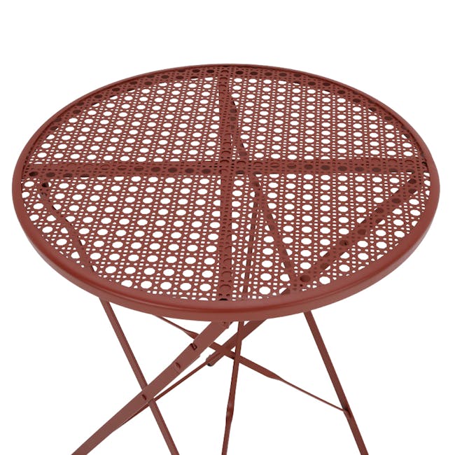 Lionel Outdoor Bistro Table - Red - 4
