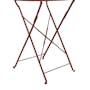 Lionel Outdoor Bistro Table - Red - 6
