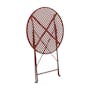Lionel Outdoor Bistro Table - Red - 3