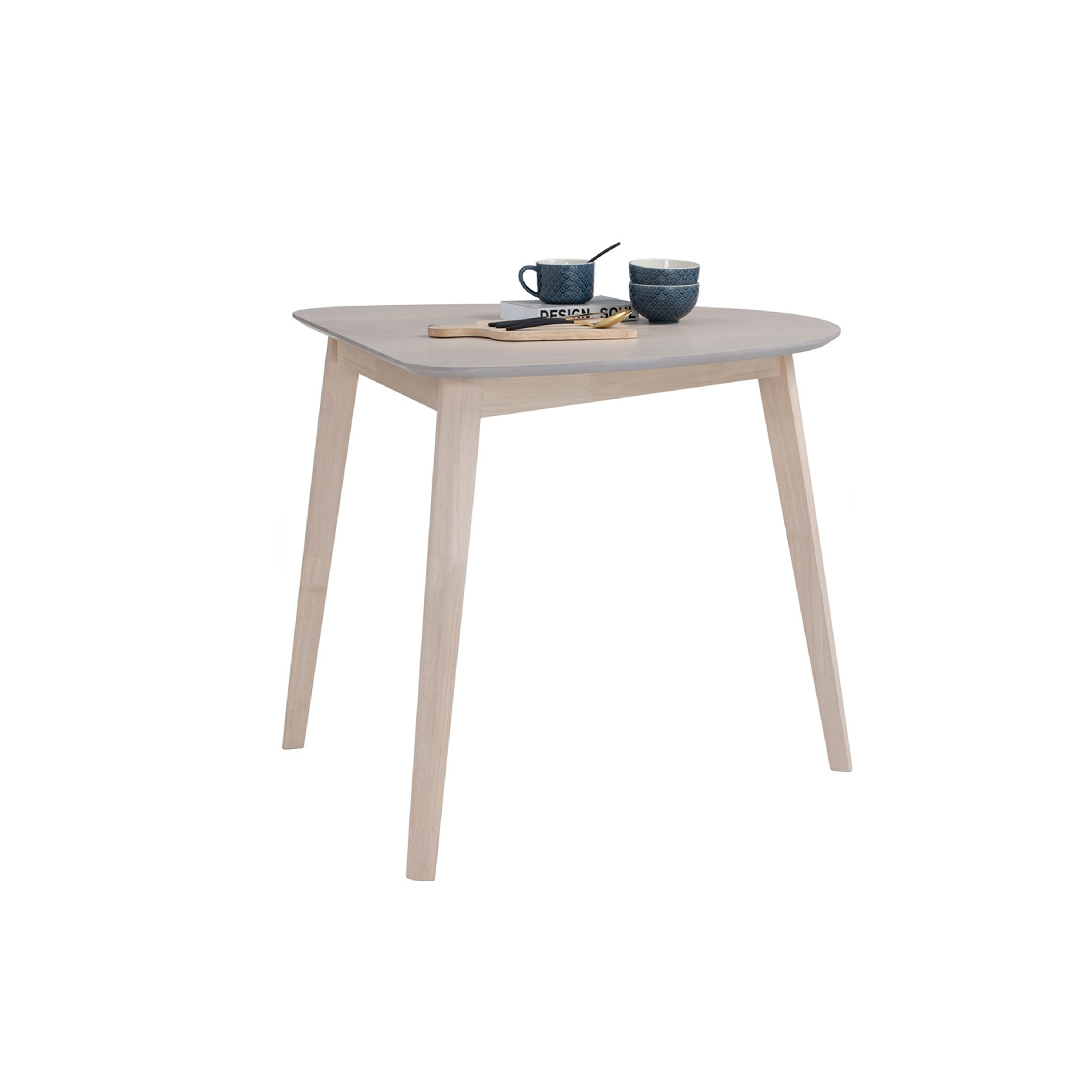 Karla Dining Table 0.9m - White Wash