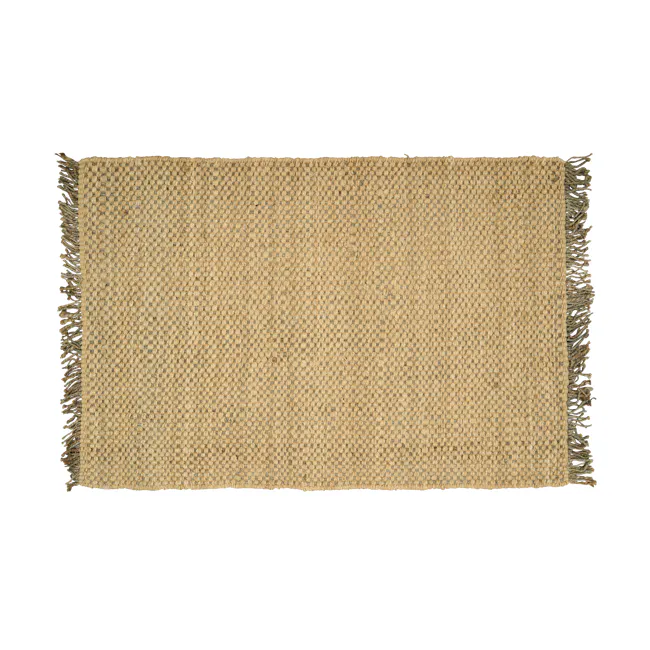Rohns Low Pile Rug - Grey - 1.8m x 1.2m - 1