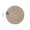 Table Matters Seagrass Round Placemat - Pale - 3