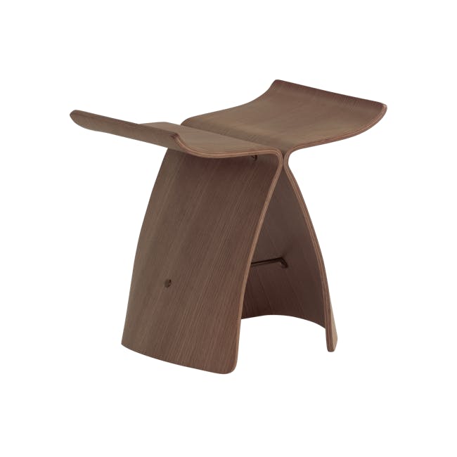 (As-is) Anya Stool - Walnut - 20