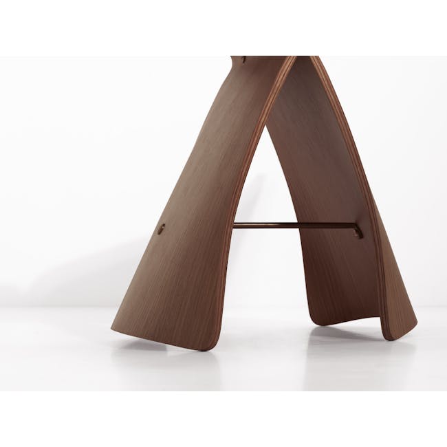 (As-is) Anya Stool - Walnut - 17