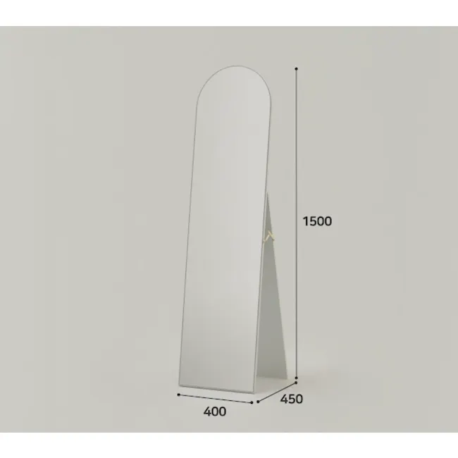 Chris Standing Mirror - Oak (2 Sizes) - 11 - Mirror stand, minimalist design, tall mirror, modern decor, wall-mounted