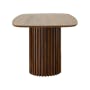 Bolton Dining Table 1.6m in Walnut with 4 Tricia Dining Chair in Espresso - 4